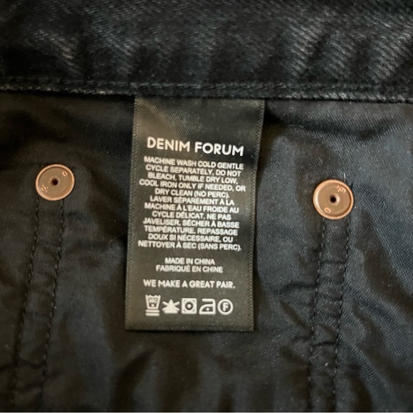 Denim Forum The Tippi High Rise Carrot 26L washed black size 30 - Picture 11 of 11